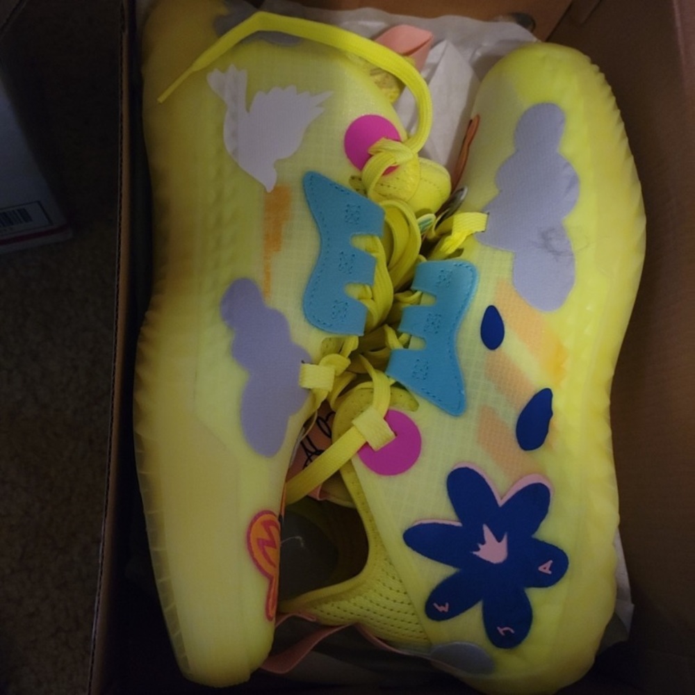 Adidas Harden vol solar yellow men shoes
